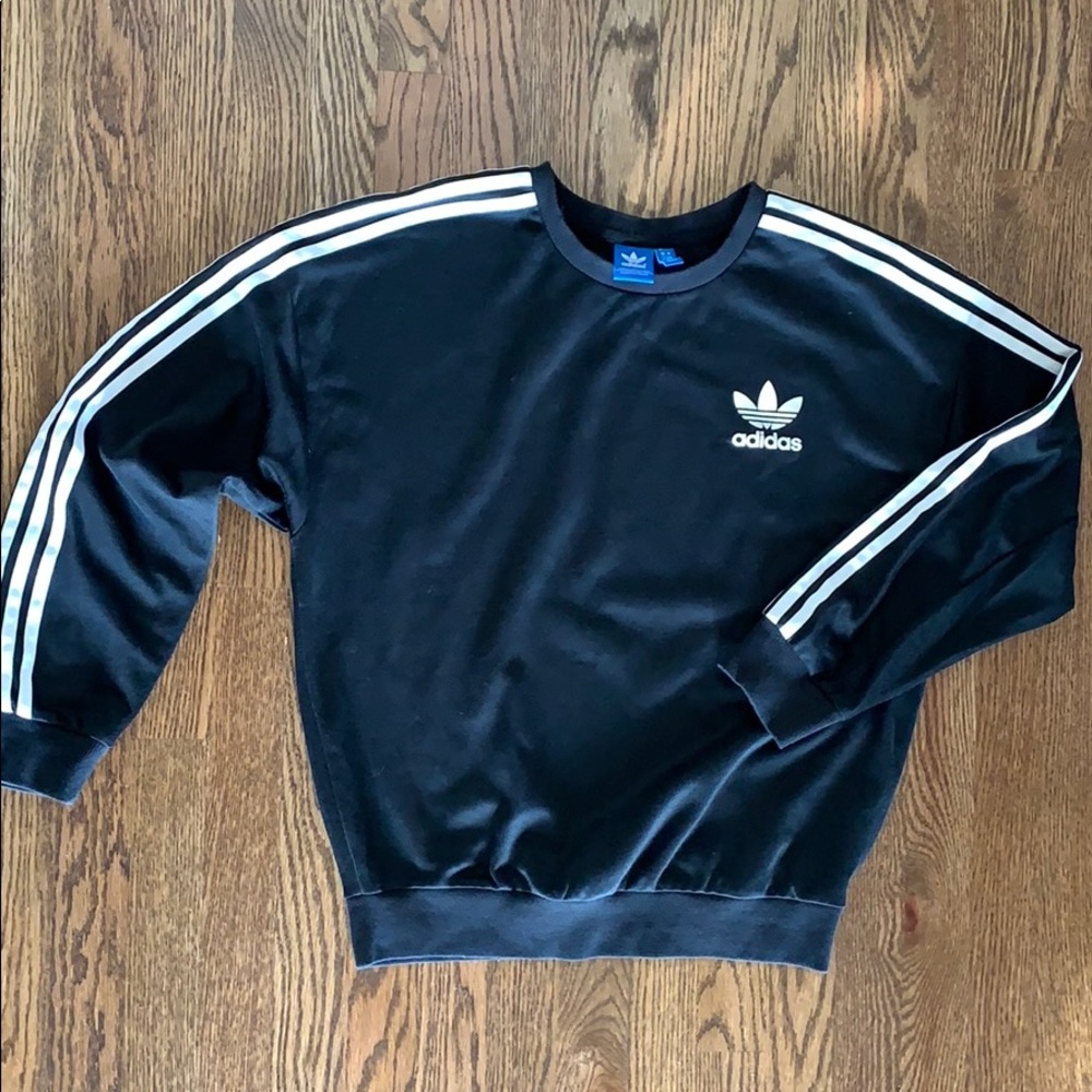 Adidas 3-Stripes Crew Neck Sweatshirt